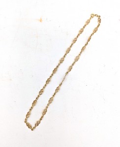 COLLIER en or (750) à maillons ovales aj...